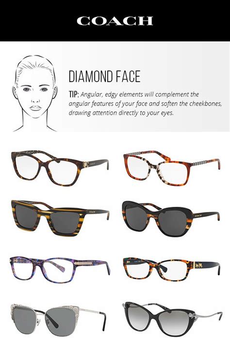 eyeglasses for diamond shaped face.